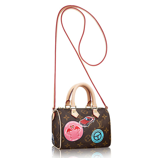 M62208 Nano Speedy Crossbody Bag Monogram Canvas