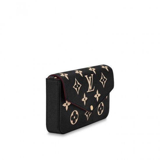 Félicie Pochette Gray M69977 Black M80482