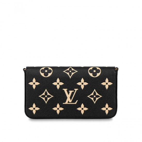 Félicie Pochette Gray M69977 Black M80482