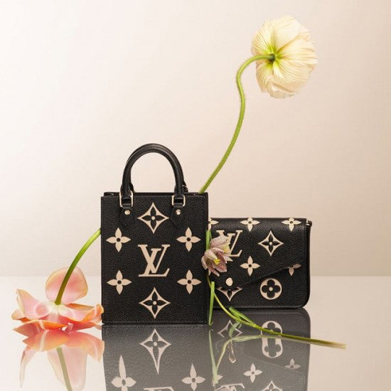 Félicie Pochette Gray M69977 Black M80482