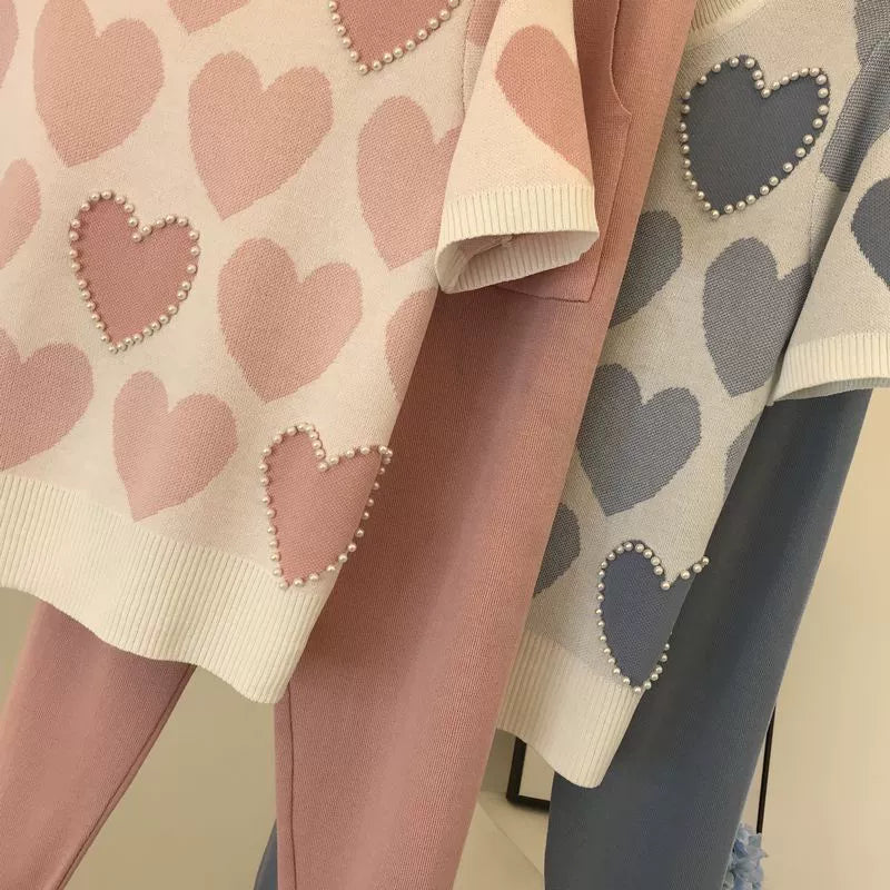 Knit Long Sleeve Co-ord Set