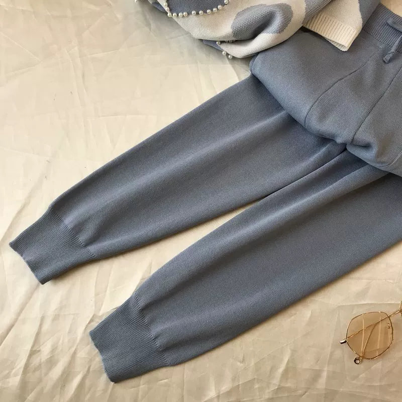 Knit Long Sleeve Co-ord Set