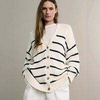 Loose V-Neck Knit Sweater