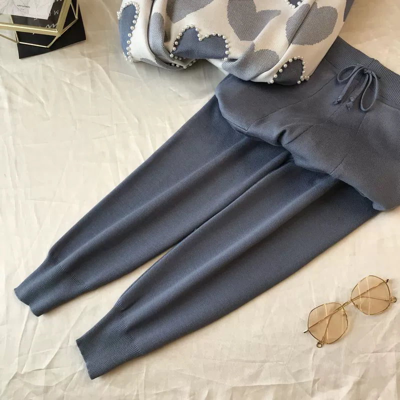 Knit Long Sleeve Co-ord Set