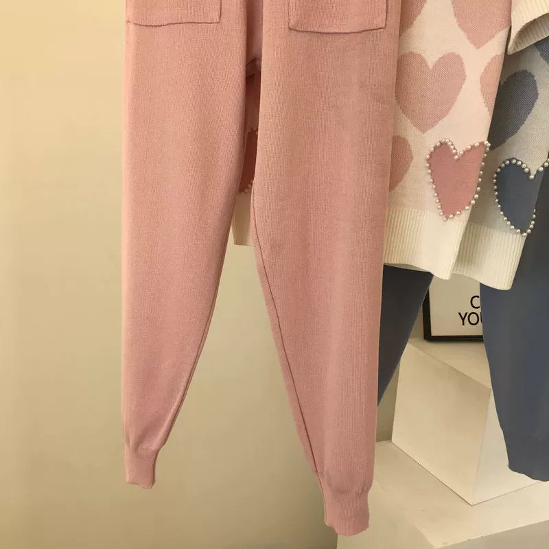 Knit Long Sleeve Co-ord Set