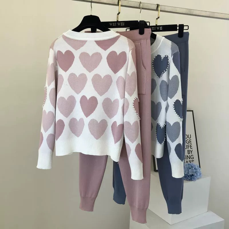 Knit Long Sleeve Co-ord Set