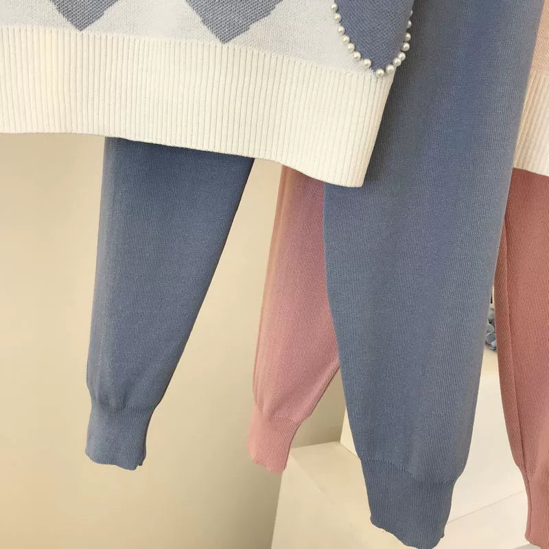 Knit Long Sleeve Co-ord Set