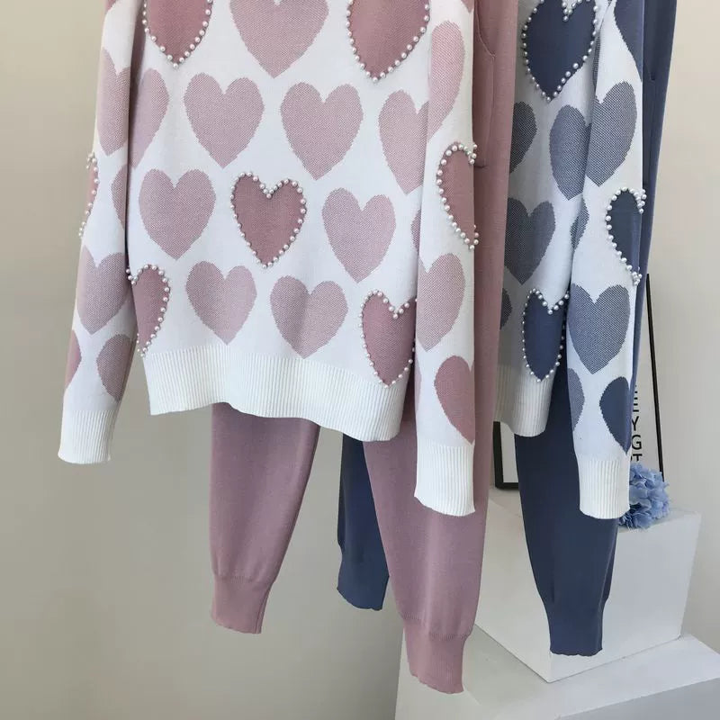 Knit Long Sleeve Co-ord Set