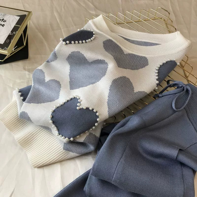 Knit Long Sleeve Co-ord Set