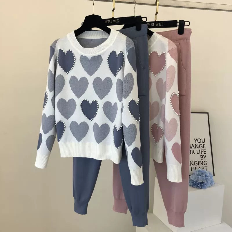 Knit Long Sleeve Co-ord Set