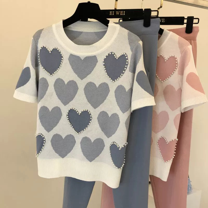 Knit Long Sleeve Co-ord Set