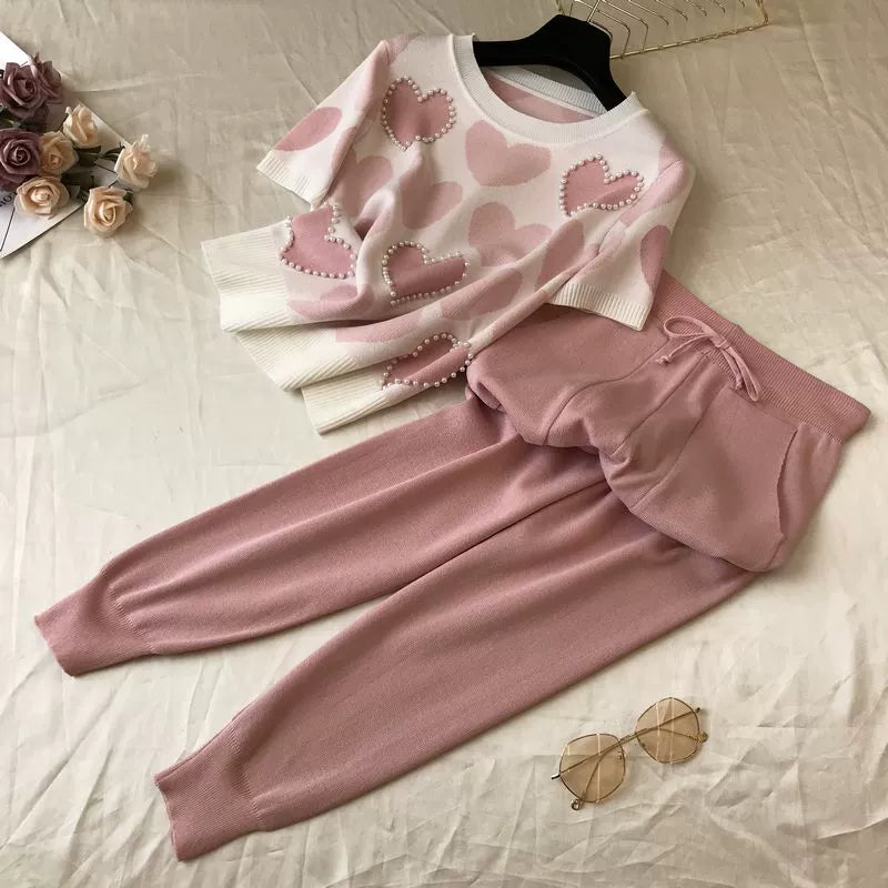 Knit Long Sleeve Co-ord Set