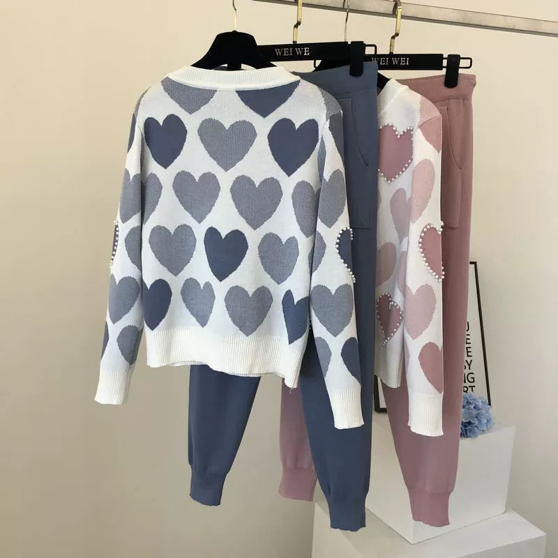 Knit Long Sleeve Co-ord Set