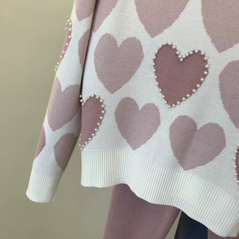 Knit Long Sleeve Co-ord Set