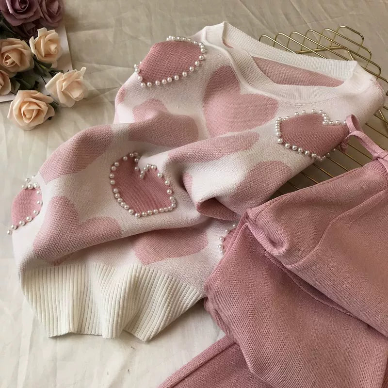 Knit Long Sleeve Co-ord Set