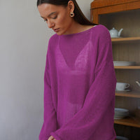 Lightweight Hollow Horn Sleeve T-Shirt