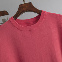 Contrast Split Short Sleeve & Wide Pants Set