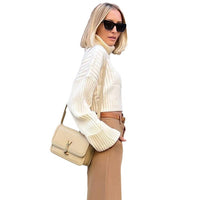 Cropped High Neck Cotton Sweater (Punk)