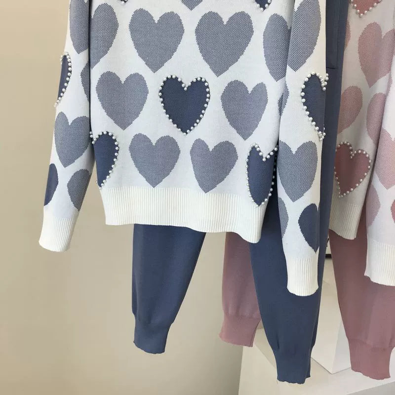 Knit Long Sleeve Co-ord Set