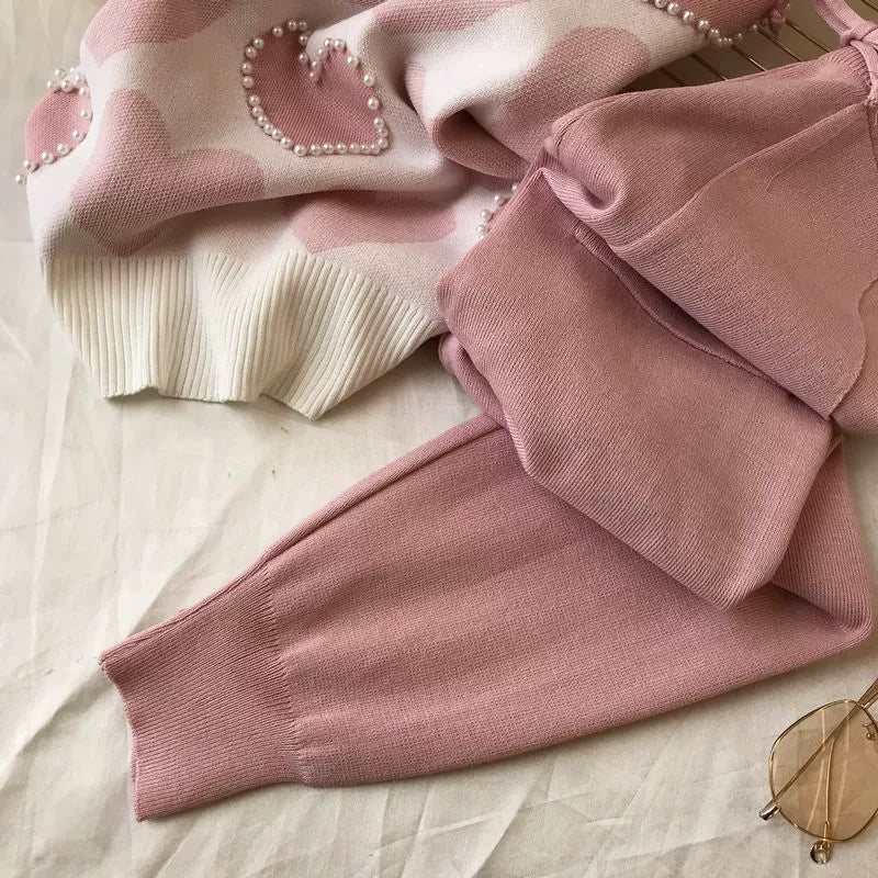 Knit Long Sleeve Co-ord Set