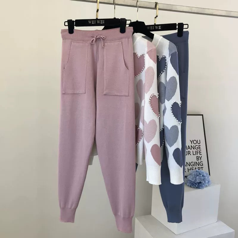 Knit Long Sleeve Co-ord Set