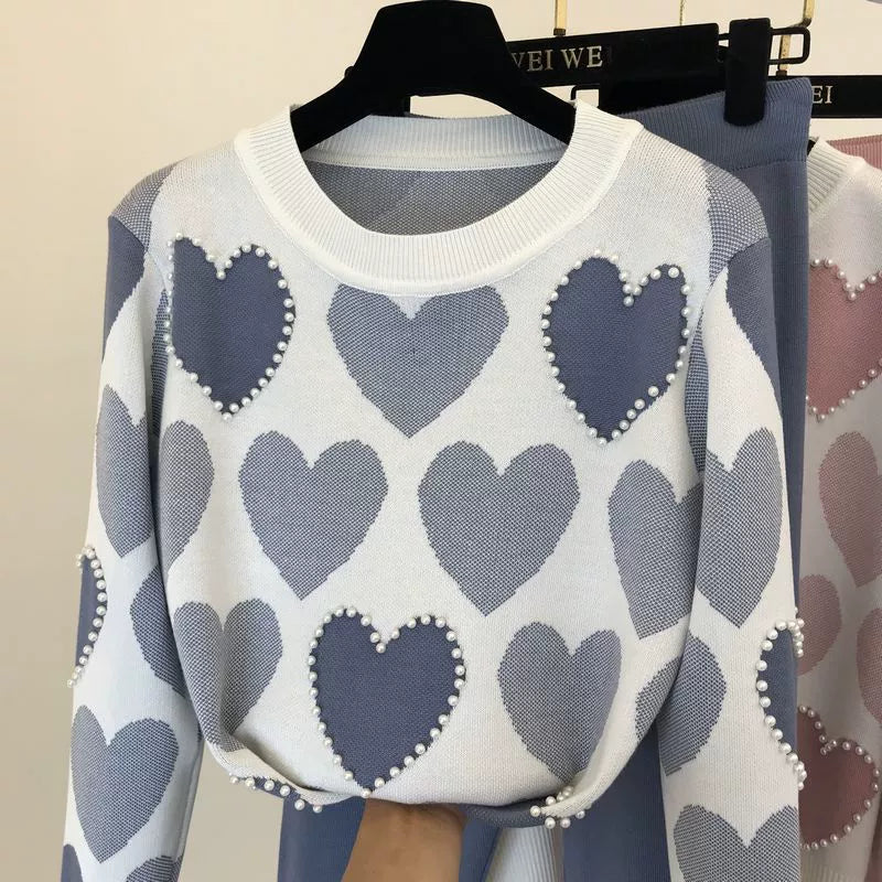 Knit Long Sleeve Co-ord Set