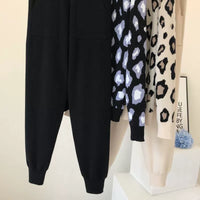 Leopard Pullover & Skinny Pants Set