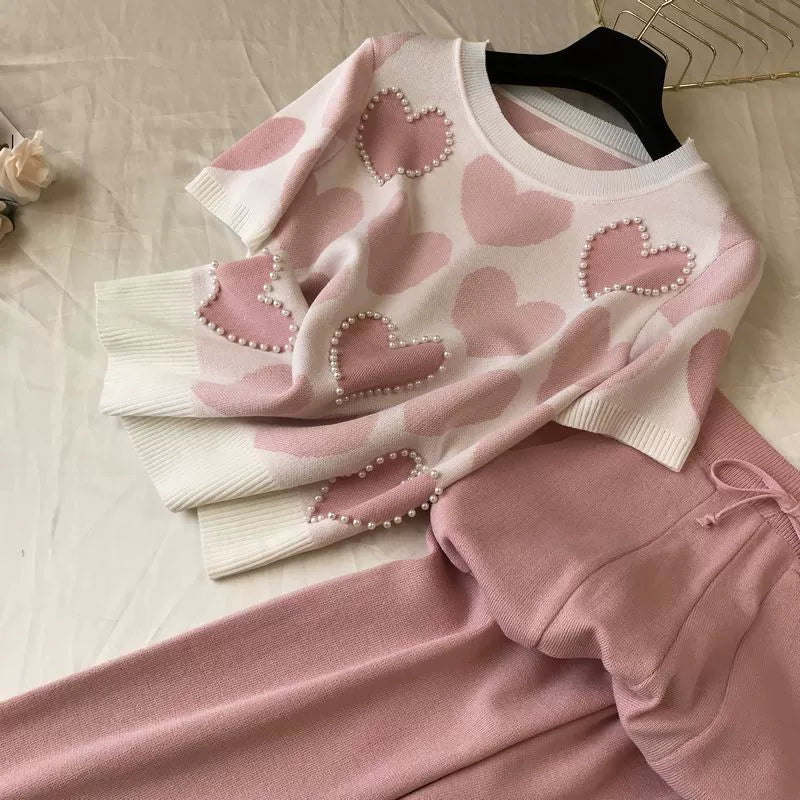 Knit Long Sleeve Co-ord Set