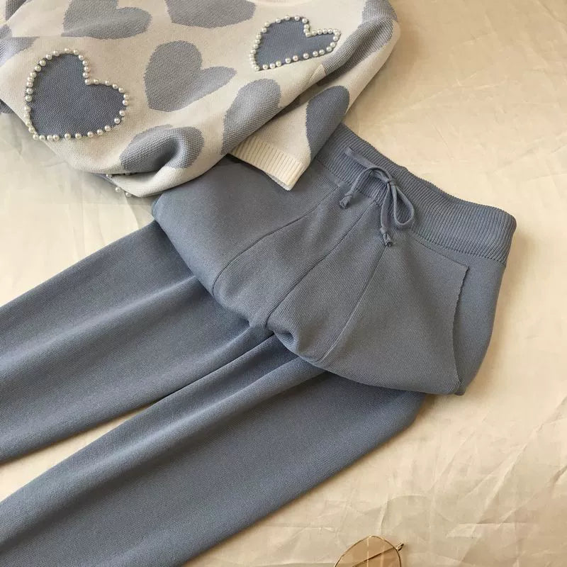 Knit Long Sleeve Co-ord Set