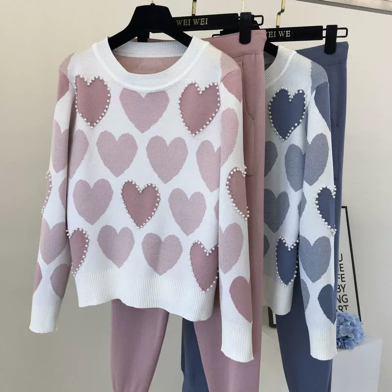 Knit Long Sleeve Co-ord Set
