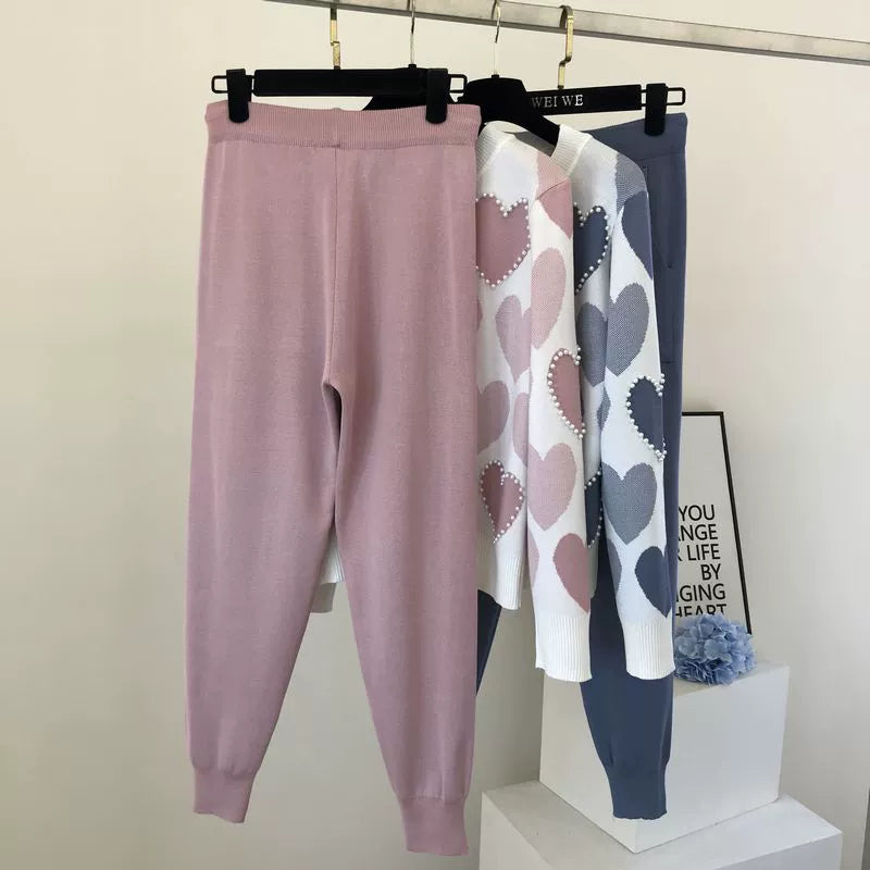 Knit Long Sleeve Co-ord Set