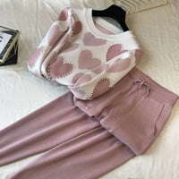 Knit Long Sleeve Co-ord Set