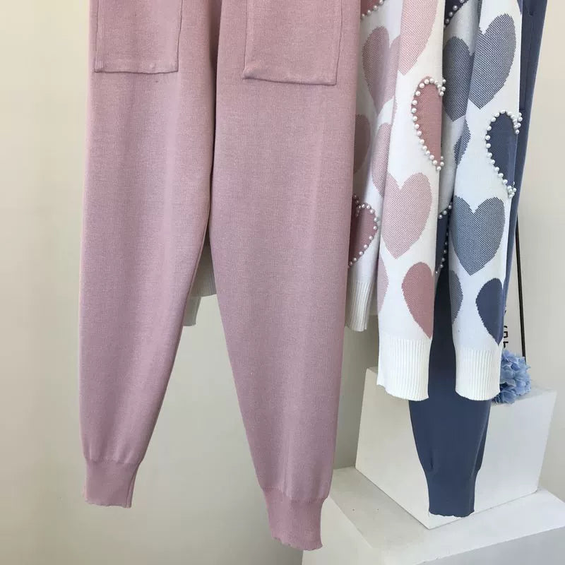 Knit Long Sleeve Co-ord Set