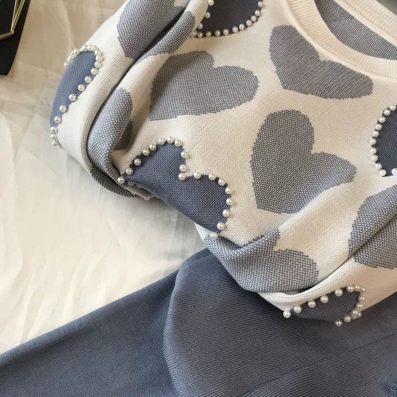 Knit Long Sleeve Co-ord Set