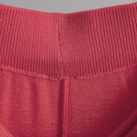 Contrast Split Short Sleeve & Wide Pants Set