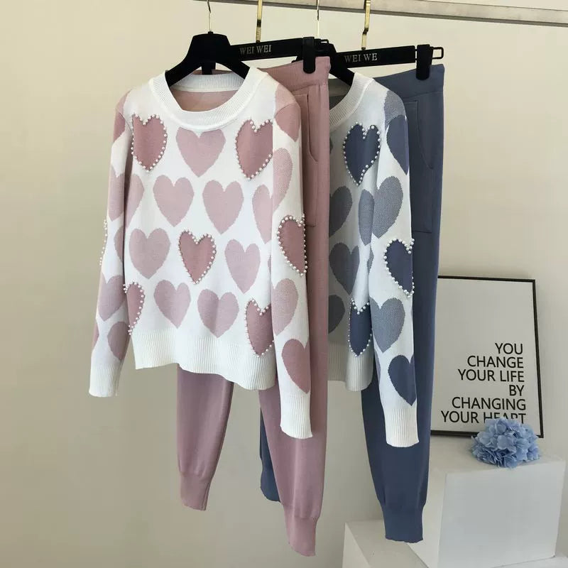 Knit Long Sleeve Co-ord Set