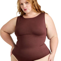 Round Neck Thong Bodysuit