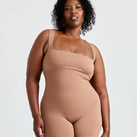 Square Neck Shapewear Jumpsuit