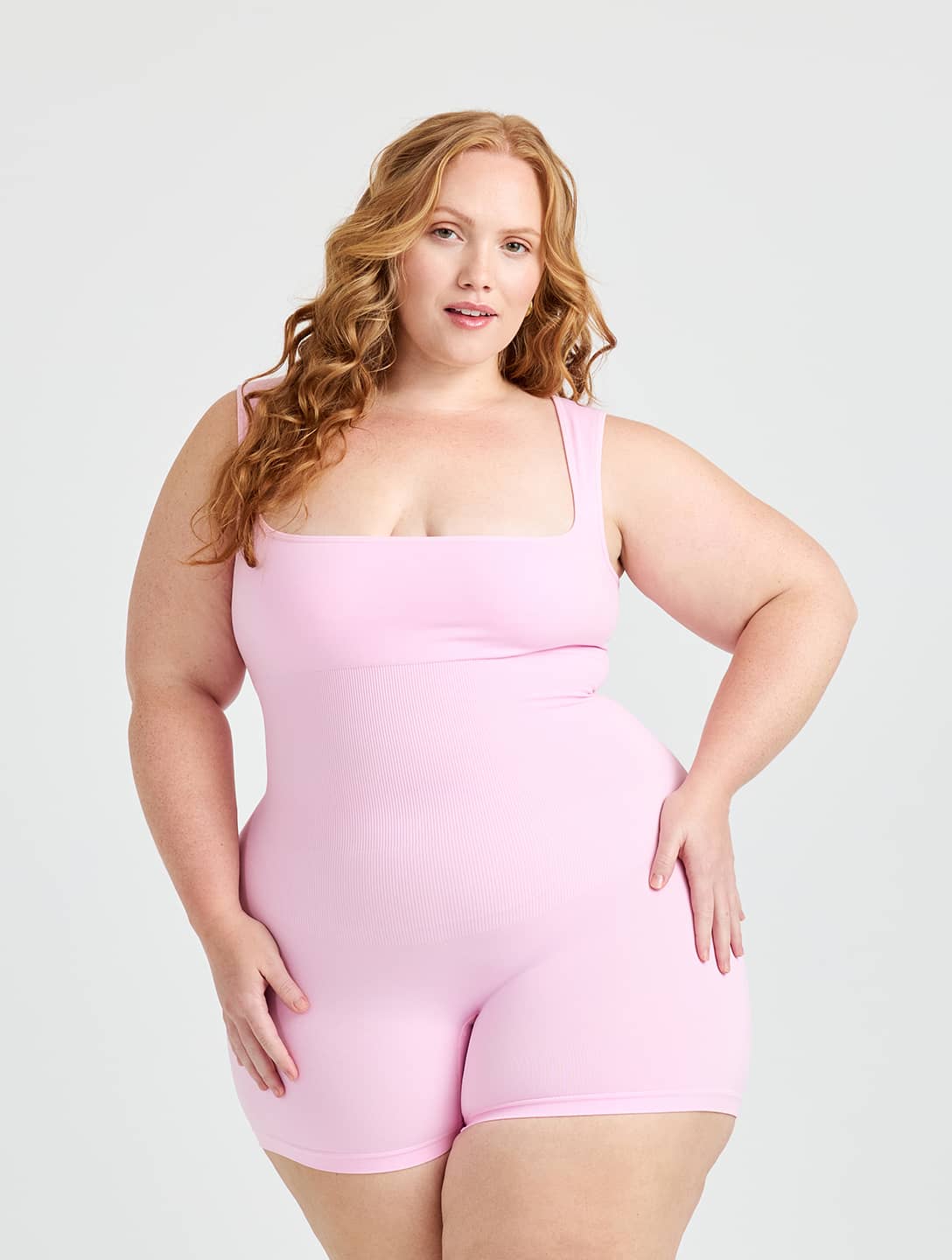 Square Neck Shapewear Jumpsuit