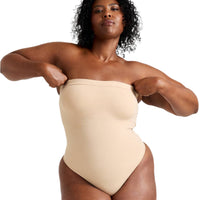 Strapless Thong Bodysuit