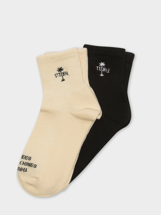 2 Pair Palm Ankle Socks