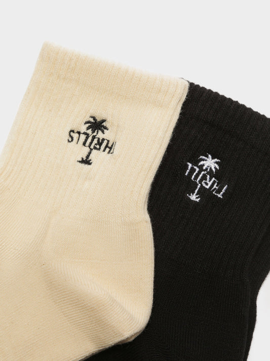 2 Pair Palm Ankle Socks