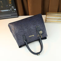 Thought Yaa Vintage Floral Embossed PU Handbag