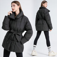 Mid-Length Waisted Puffer