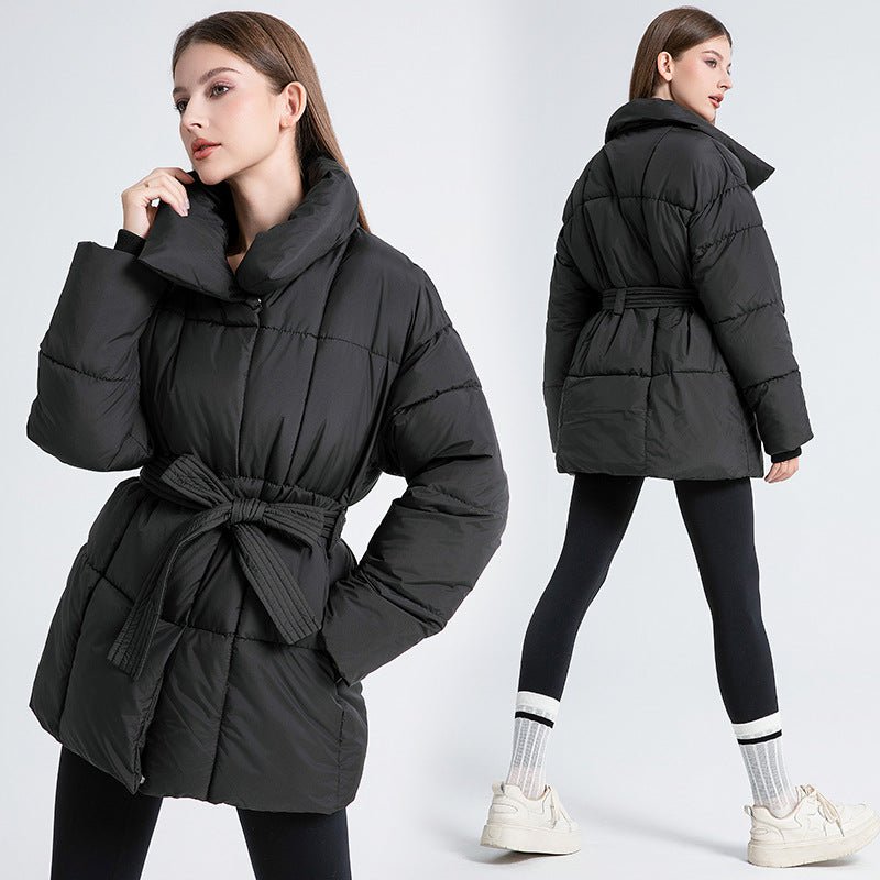 Mid-Length Waisted Puffer