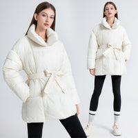 Mid-Length Waisted Puffer