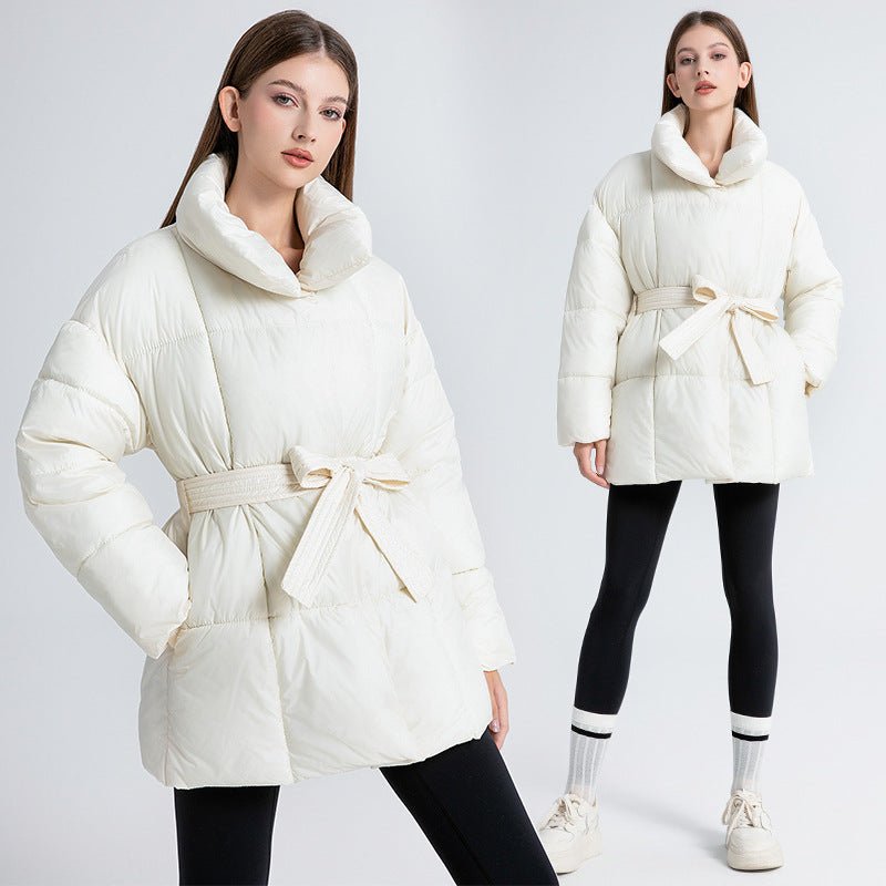 Mid-Length Waisted Puffer