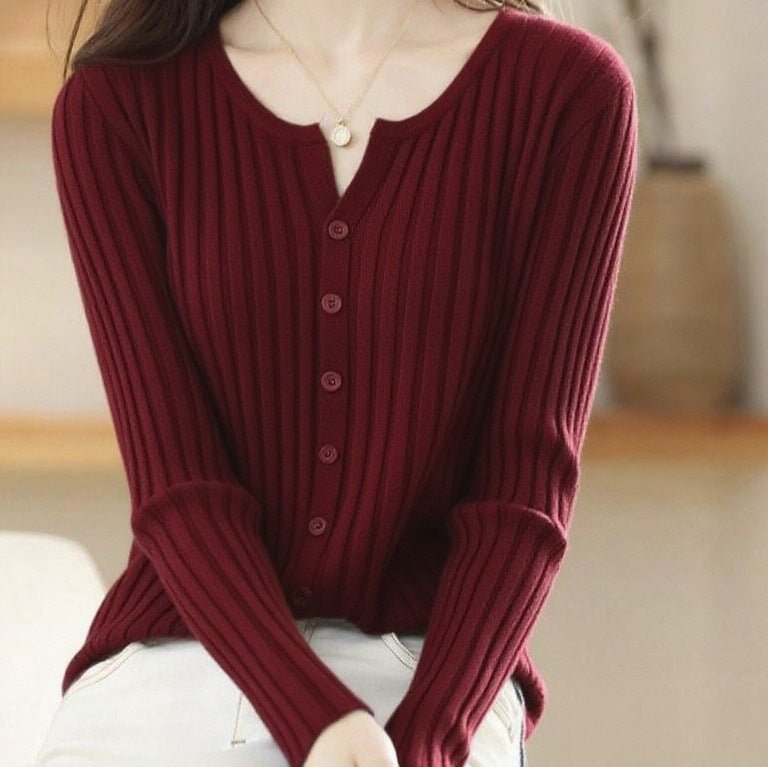 Slim V-Neck Commuter Cardigan