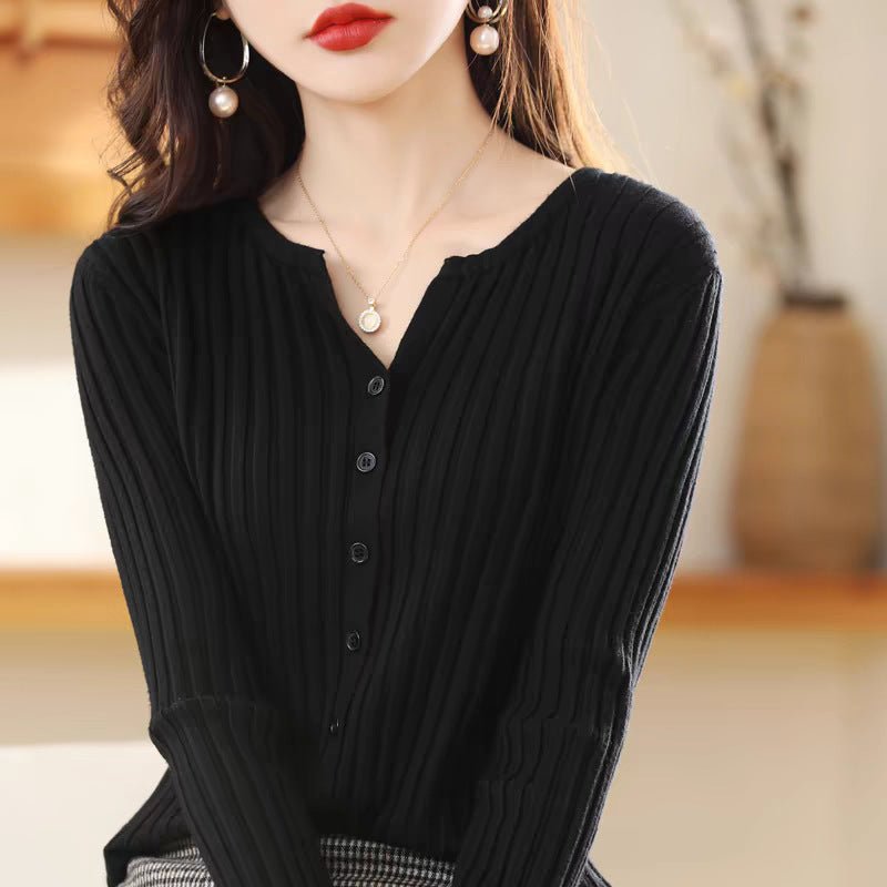 Slim V-Neck Commuter Cardigan