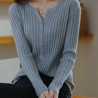 Slim V-Neck Commuter Cardigan